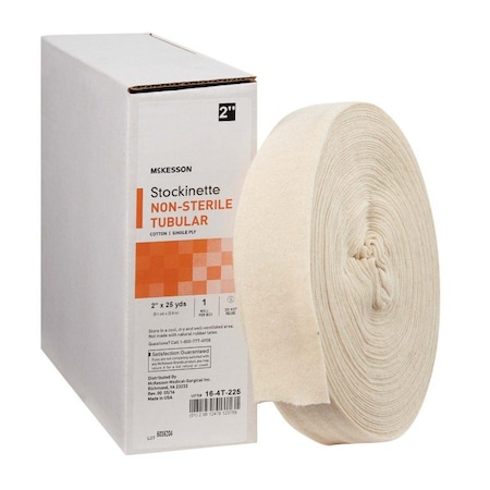 Mckesson Beige Cotton Tubular Stockinette, 2 Inch x 25 Yard, 12PK 16-4T-225